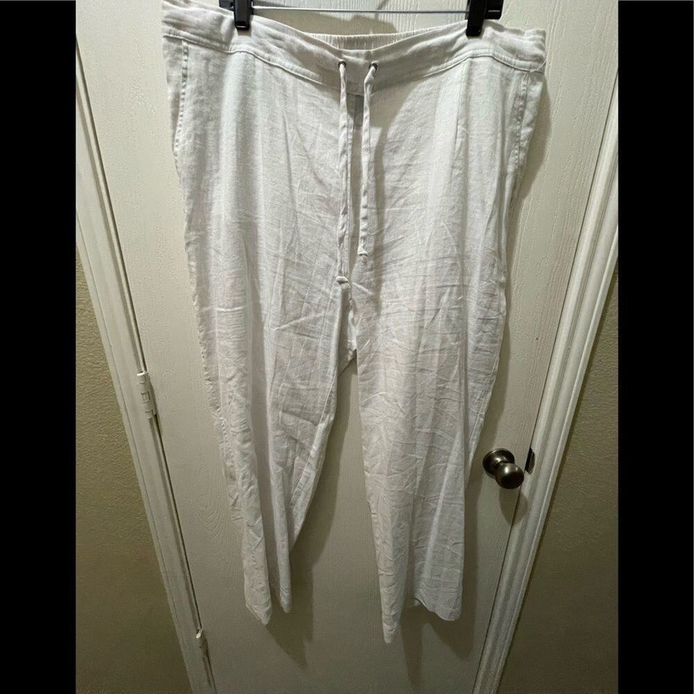 Chelsea & Theodore linen blend pants NWT